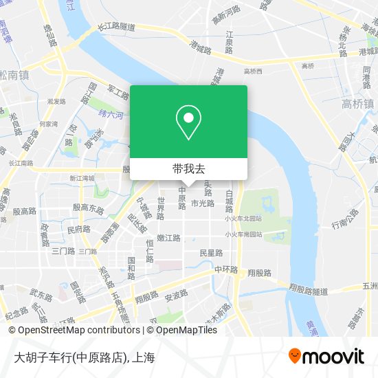 大胡子车行(中原路店)地图