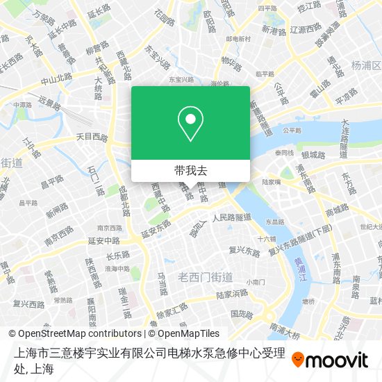 上海市三意楼宇实业有限公司电梯水泵急修中心受理处地图