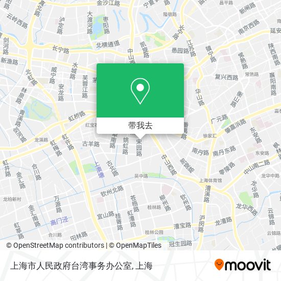 上海市人民政府台湾事务办公室地图