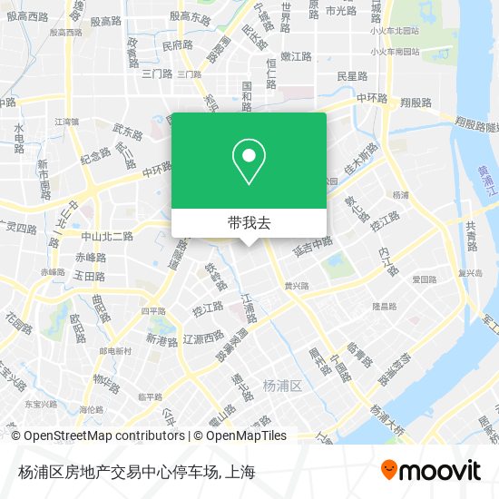 杨浦区房地产交易中心停车场地图
