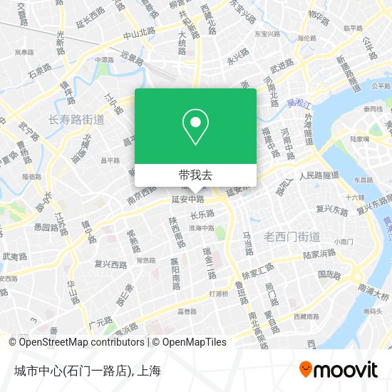 城市中心(石门一路店)地图