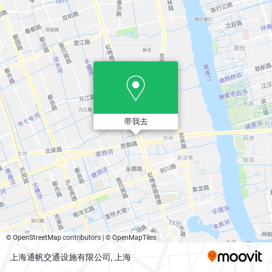 上海通帆交通设施有限公司地图