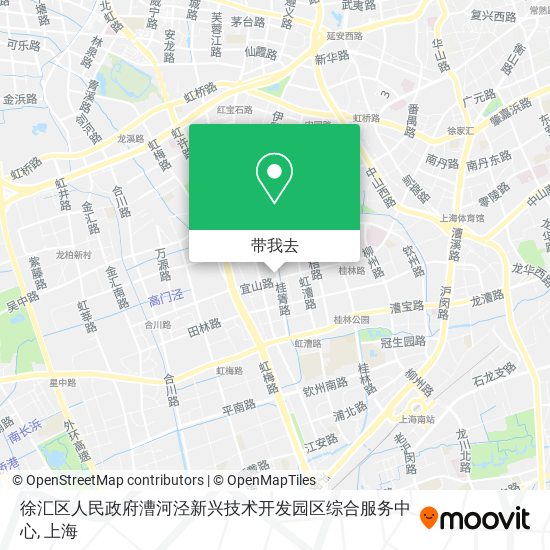徐汇区人民政府漕河泾新兴技术开发园区综合服务中心地图