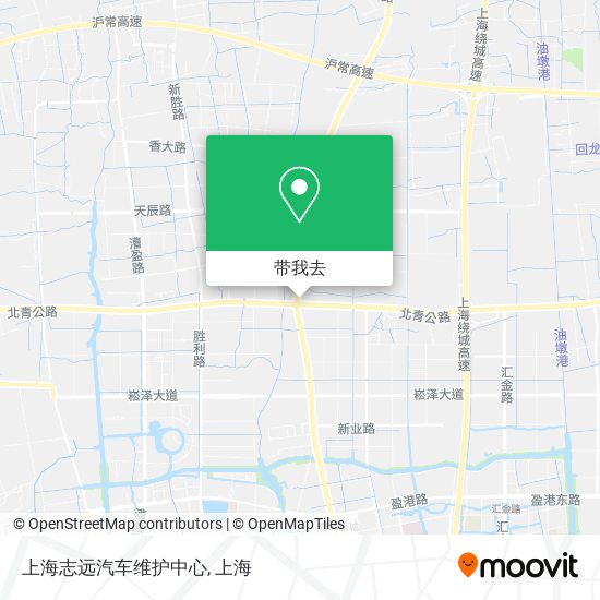 上海志远汽车维护中心地图