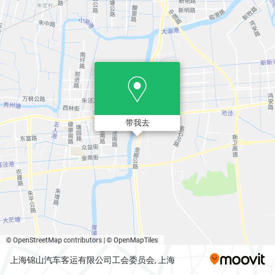 上海锦山汽车客运有限公司工会委员会地图