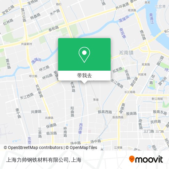 上海力帅钢铁材料有限公司地图