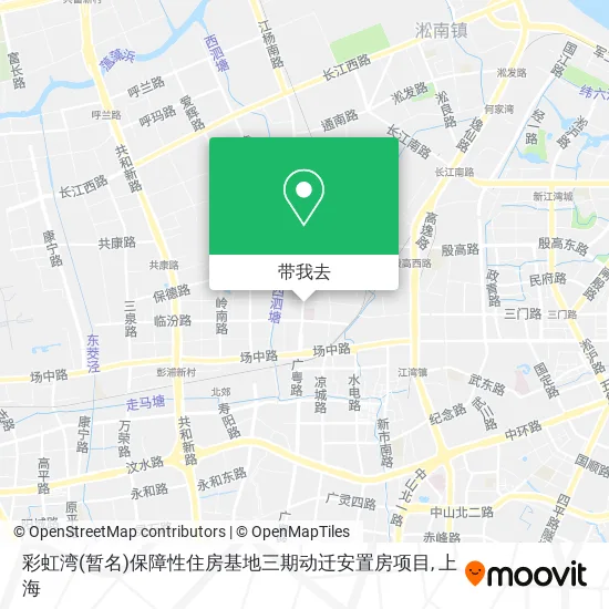 彩虹湾(暂名)保障性住房基地三期动迁安置房项目地图