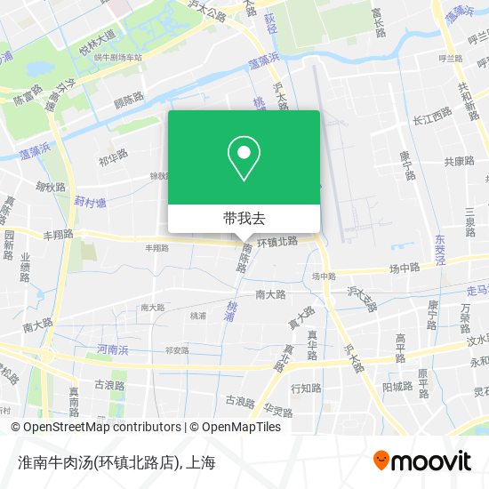 淮南牛肉汤(环镇北路店)地图