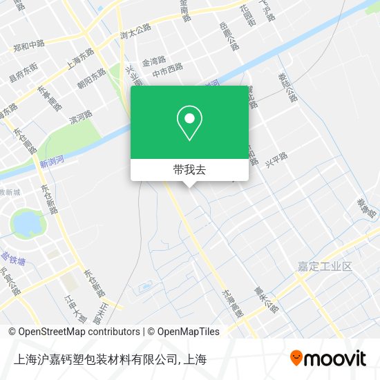上海沪嘉钙塑包装材料有限公司地图