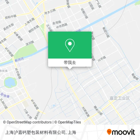 上海沪嘉钙塑包装材料有限公司地图