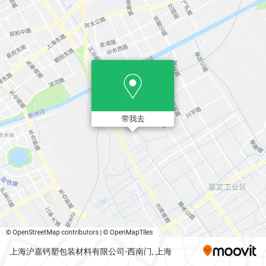上海沪嘉钙塑包装材料有限公司-西南门地图