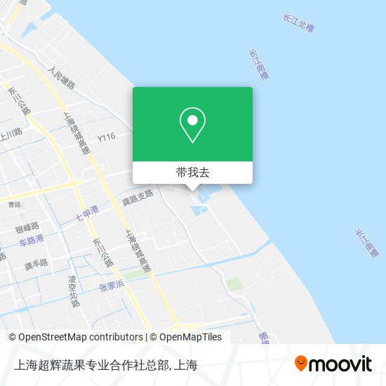 上海超辉蔬果专业合作社总部地图