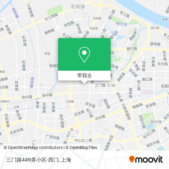 三门路449弄小区-西门地图