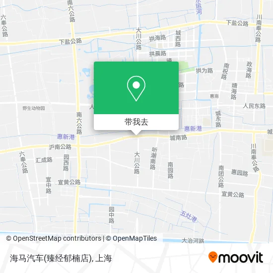 海马汽车(臻经郁楠店)地图