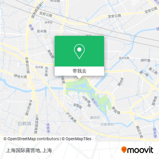上海国际露营地地图