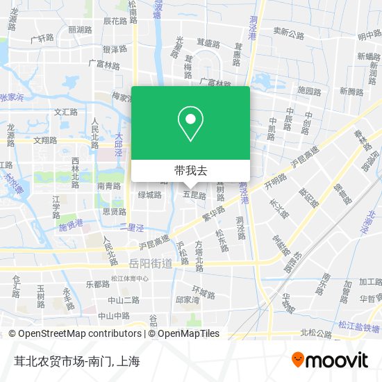 茸北农贸市场-南门地图