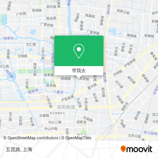 五昆路地图
