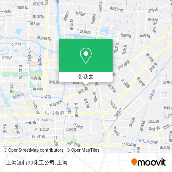 上海速特99化工公司地图