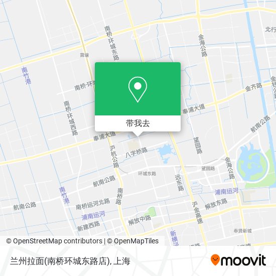 兰州拉面(南桥环城东路店)地图