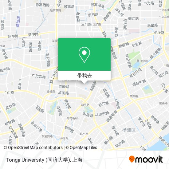 Tongji University (同济大学)地图