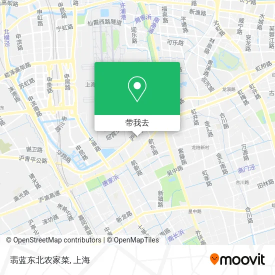 翡蓝东北农家菜地图