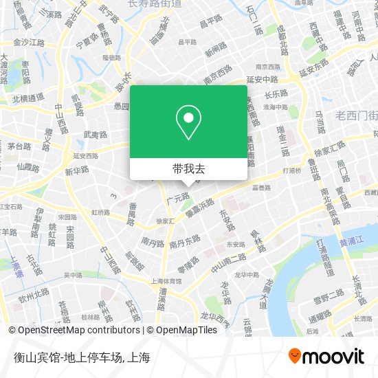 衡山宾馆-地上停车场地图
