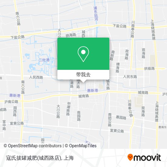 寇氏拔罐减肥(城西路店)地图