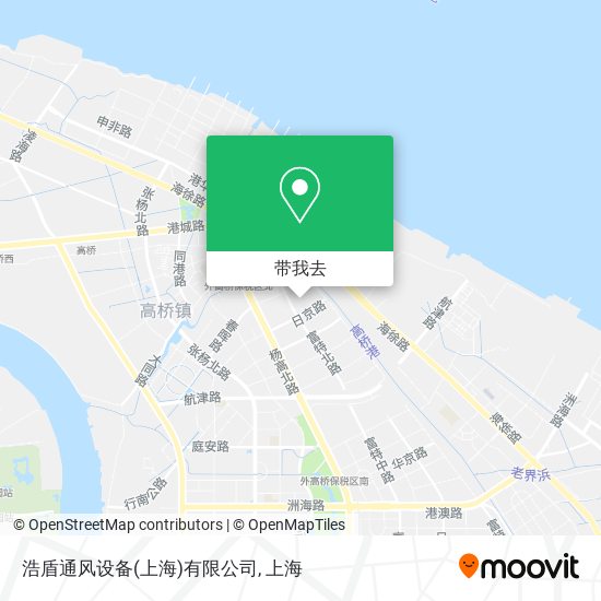 浩盾通风设备(上海)有限公司地图