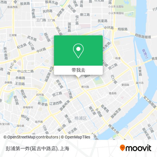 彭浦第一炸(延吉中路店)地图