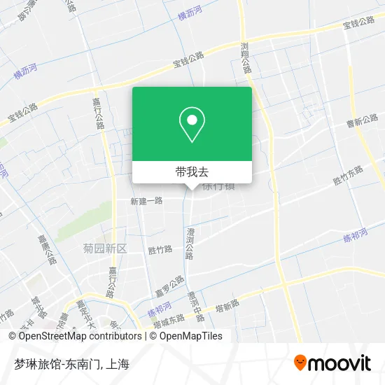 梦琳旅馆-东南门地图