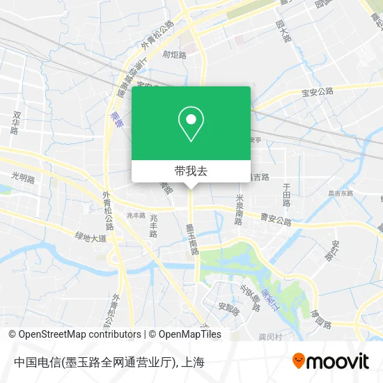 中国电信(墨玉路全网通营业厅)地图