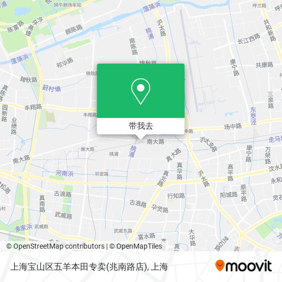 上海宝山区五羊本田专卖(兆南路店)地图