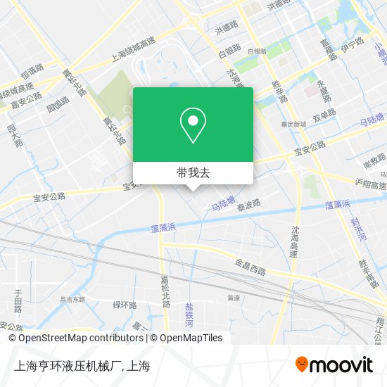 上海亨环液压机械厂地图