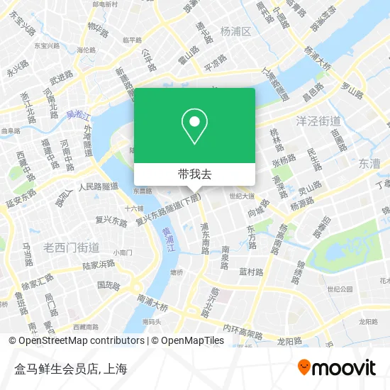 盒马鲜生会员店地图