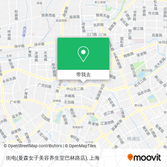 街电(曼森女子美容养生堂巴林路店)地图