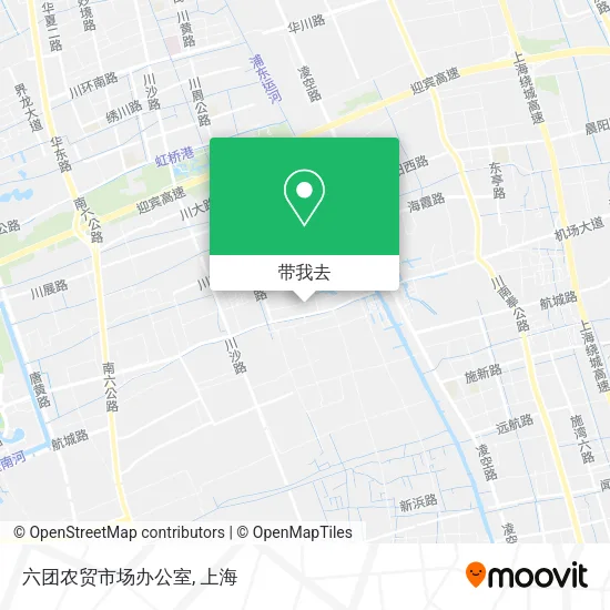 六团农贸市场办公室地图