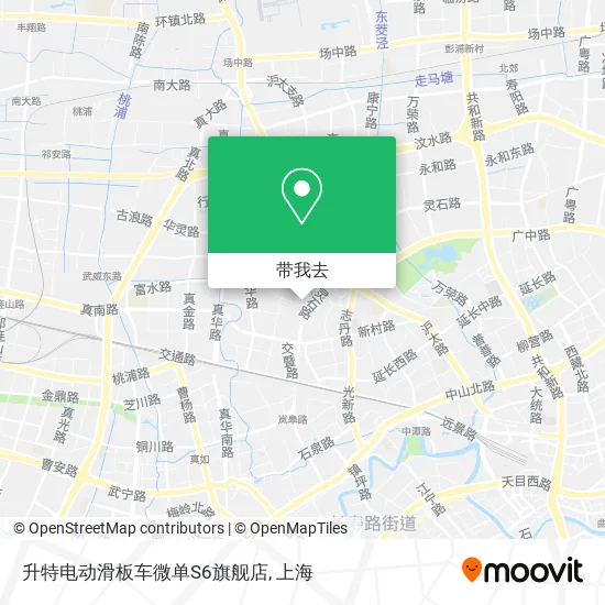 升特电动滑板车微单S6旗舰店地图