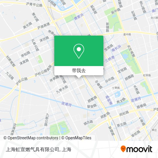 上海虹宣燃气具有限公司地图