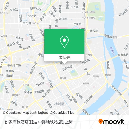 如家商旅酒店(延吉中路地铁站店)地图