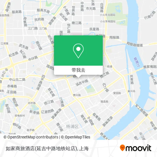 如家商旅酒店(延吉中路地铁站店)地图
