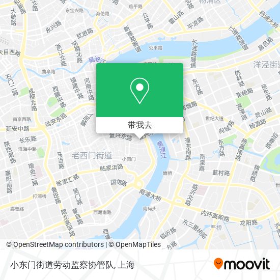 小东门街道劳动监察协管队地图