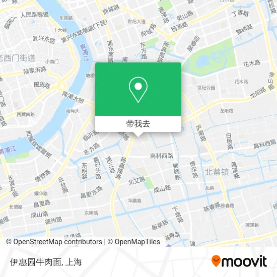 伊惠园牛肉面地图