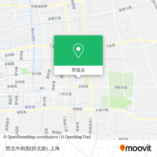 西北牛肉面(拱北路)地图
