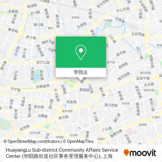HuayangLu Sub-district Community Affairs Service Center (华阳路街道社区事务受理服务中心)地图