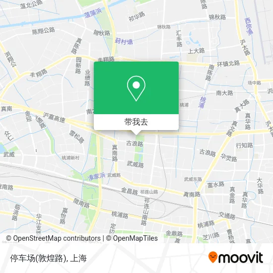 停车场(敦煌路)地图