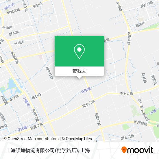 上海顶通物流有限公司(励学路店)地图