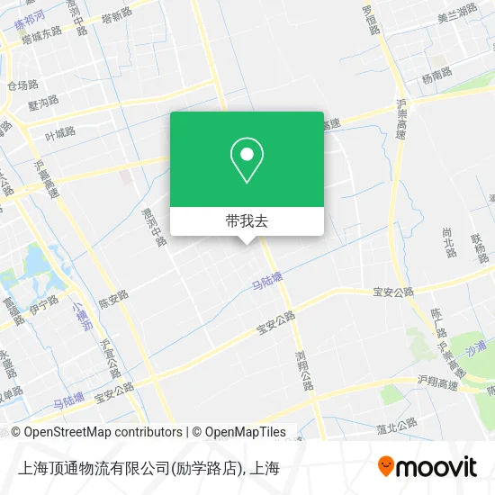 上海顶通物流有限公司(励学路店)地图