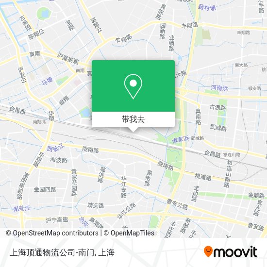 上海顶通物流公司-南门地图