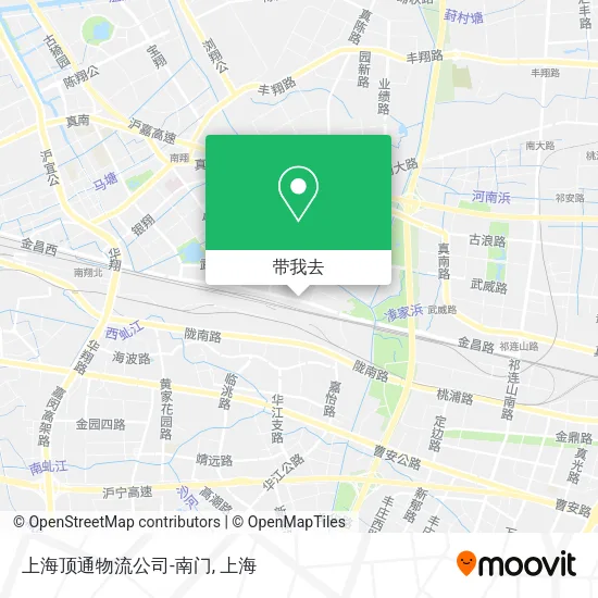 上海顶通物流公司-南门地图