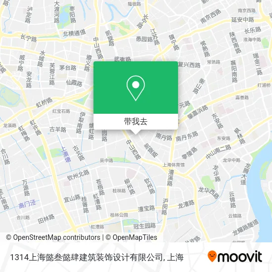1314上海懿叁懿肆建筑装饰设计有限公司地图